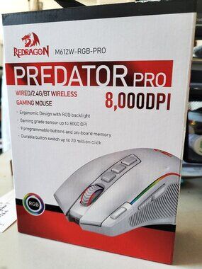 New Red Dragon Gaming Mouse Wireless or Wired